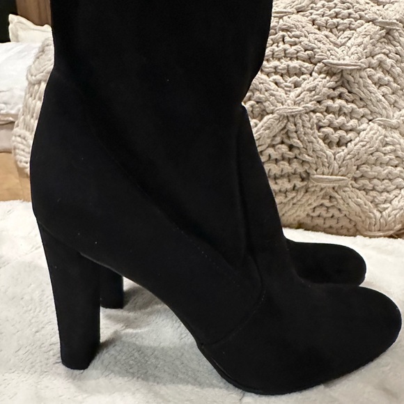 Sam Edelman “Kent” OTK black suede boots- Size 8.5 with ~3.5” heel - Picture 5 of 9